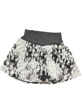 aerie Real Me Tennis Skort Black, Gray & White Athletic Skort Size Small